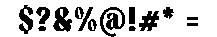 Classicismo ikiiko.com Font OTHER CHARS