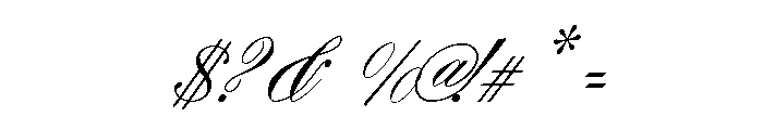 ClassiqueScript Font OTHER CHARS