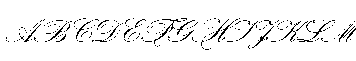 ClassiqueScript Font UPPERCASE