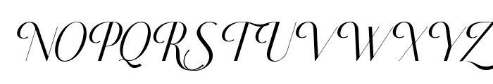 Classy Brune Italic Free Regular Font UPPERCASE