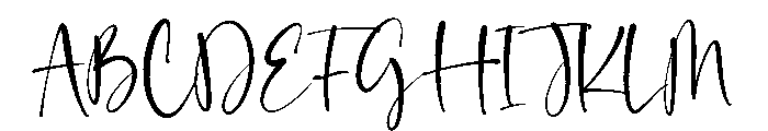 Classy Feathers Font UPPERCASE