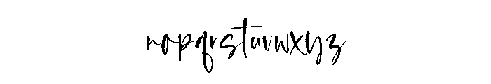 Classy Feathers Font LOWERCASE