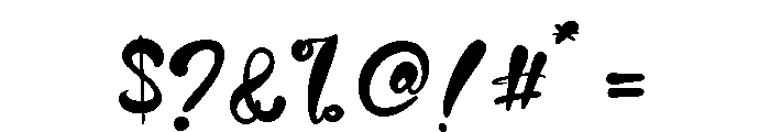 Claudhya Font OTHER CHARS