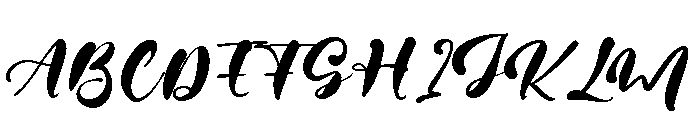 Claudhya Font UPPERCASE
