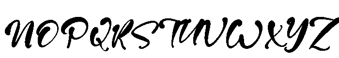 Claudhya Font UPPERCASE