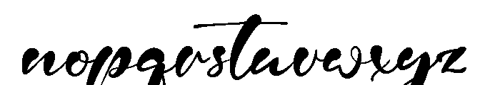 Claudhya Font LOWERCASE