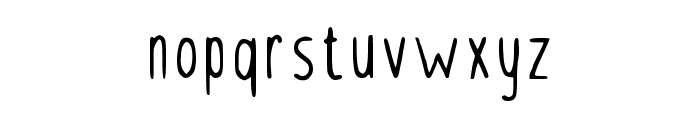 Claudia Handwriting Regular Font LOWERCASE