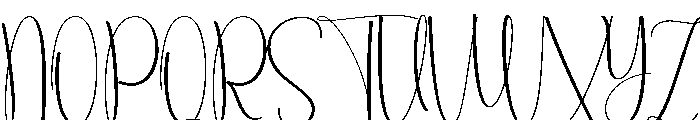 Claudy Font UPPERCASE