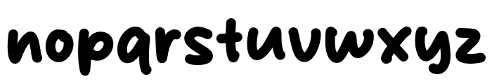 Clavasta Font LOWERCASE