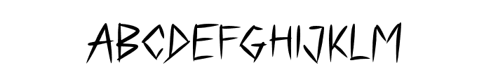 ClawMan Font LOWERCASE