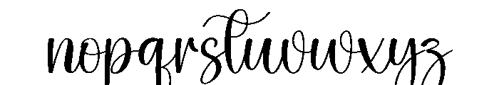Clearly Font LOWERCASE