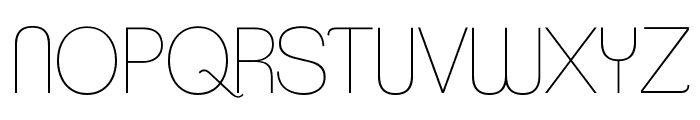 ClementePDaa-Hairline Font UPPERCASE