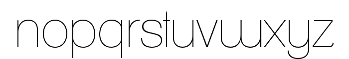 ClementePDaa-Hairline Font LOWERCASE