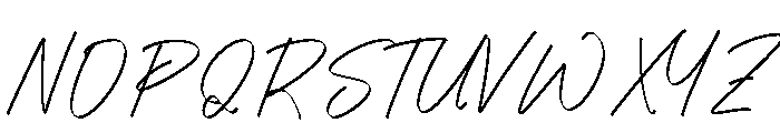 Cleodantto Font UPPERCASE