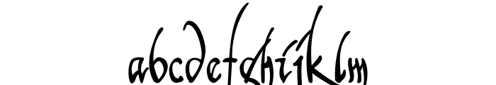 Clerica Medium Font LOWERCASE