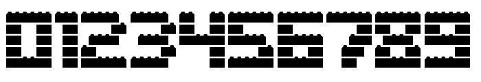 Clicky Bricks 2 Outlines Regular Font OTHER CHARS