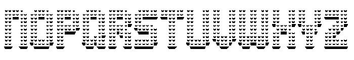 Clicky Bricks 3 Regular Font UPPERCASE