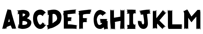Cliffhanger Font LOWERCASE