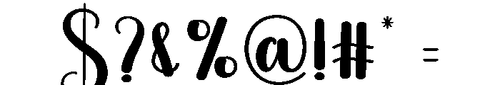 Climbing Font OTHER CHARS
