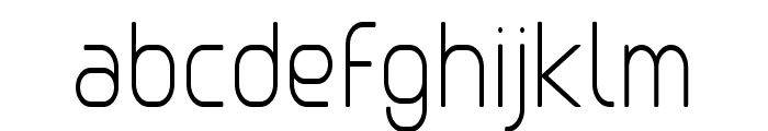 Clipangle ExtraLight Condensed Font LOWERCASE