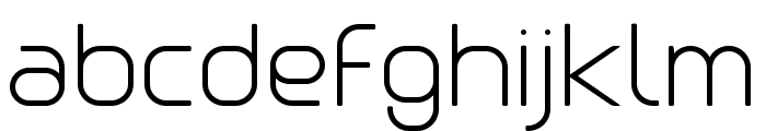 Clipangle ExtraLight Font LOWERCASE