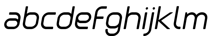 Clipangle Light Italic Font LOWERCASE