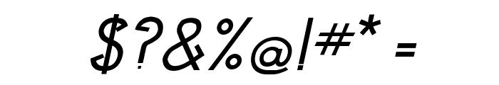 Clocker Bold Italic Font OTHER CHARS