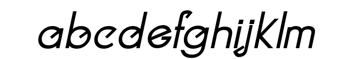 Clocker Bold Italic Font LOWERCASE