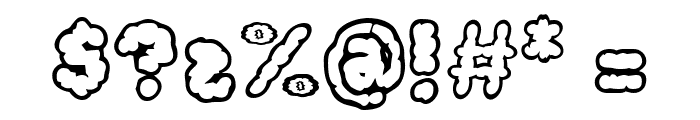 Cloud Sketch Font OTHER CHARS