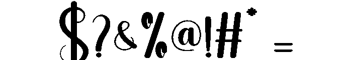 Cloudia Font OTHER CHARS