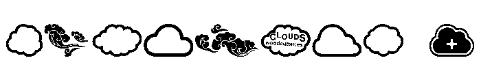 Clouds Mix Font OTHER CHARS
