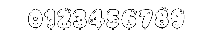Cloudwink Personal Use Only Rg Font OTHER CHARS