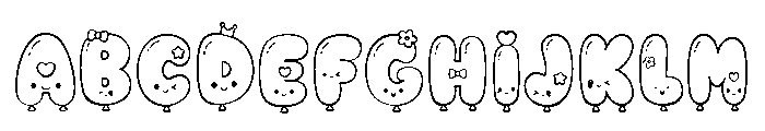 Cloudwink Personal Use Only Rg Font UPPERCASE