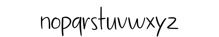 Cloudy Eraser Font LOWERCASE