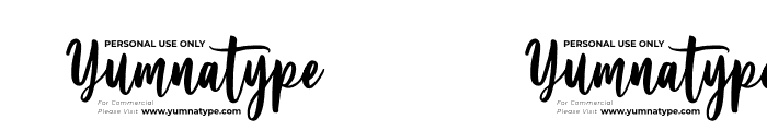 Cloudy Wavy Personal Use Font OTHER CHARS