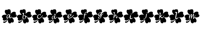 Clover Font LOWERCASE