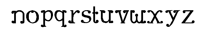 Clown Town Font LOWERCASE