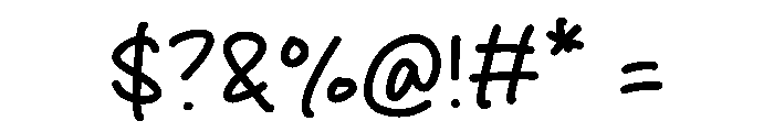 Cluster Road Font OTHER CHARS
