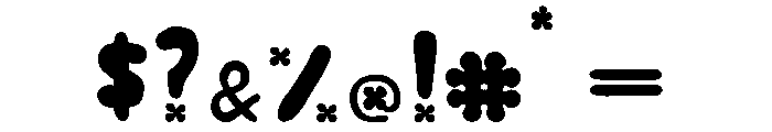 clover typeface Font OTHER CHARS