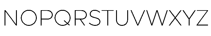 Clarity City 100 Font UPPERCASE