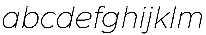 Clarity City 100italic FONT
