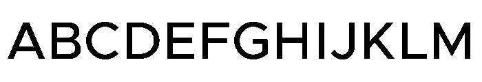 Clarity City 500 Font UPPERCASE