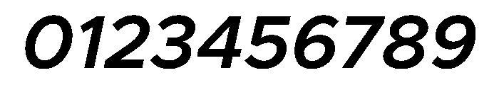 Clarity City 600italic Font OTHER CHARS