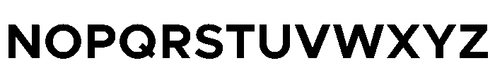 Clarity City 700 Font UPPERCASE