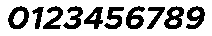 Clarity City 700italic Font OTHER CHARS