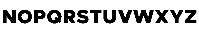 Clarity City 900 Font UPPERCASE