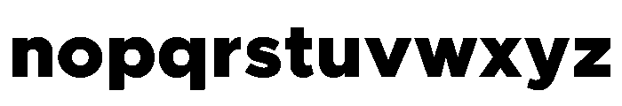 Clarity City 900 Font LOWERCASE