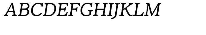 Claremont Light Italic Font UPPERCASE
