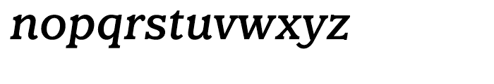 Claremont Medium Italic Font LOWERCASE