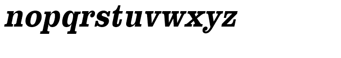 Clarendon Medium Extra Narrow Oblique Font LOWERCASE
